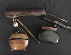 Antique Japanese Tobacco Box and Pipe