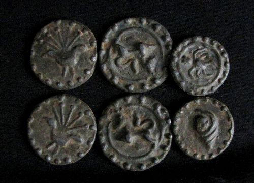 Mon Tin Lead Coins
