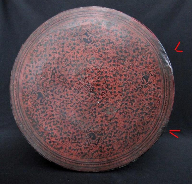 Burmese Lacquer Betel Box