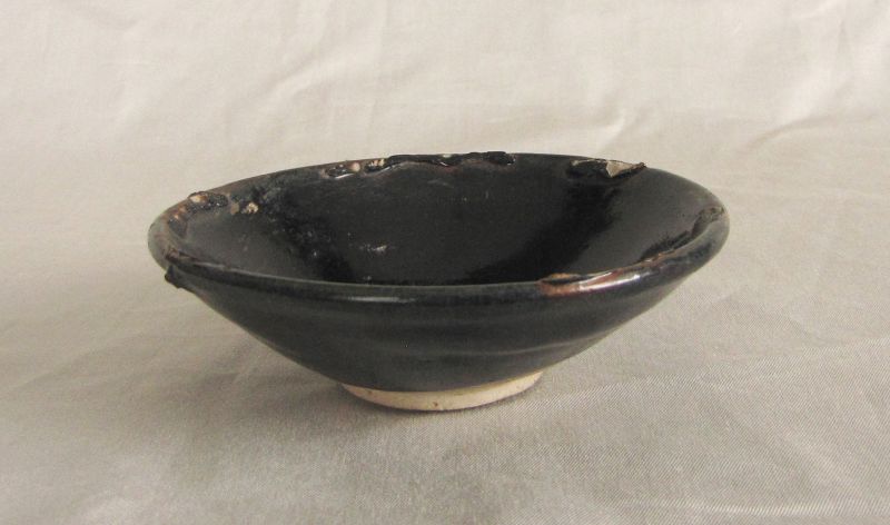 Lacquer Black Northern Song Cizhou Bowl