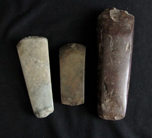 Collection of Lao Neolithic Adzes