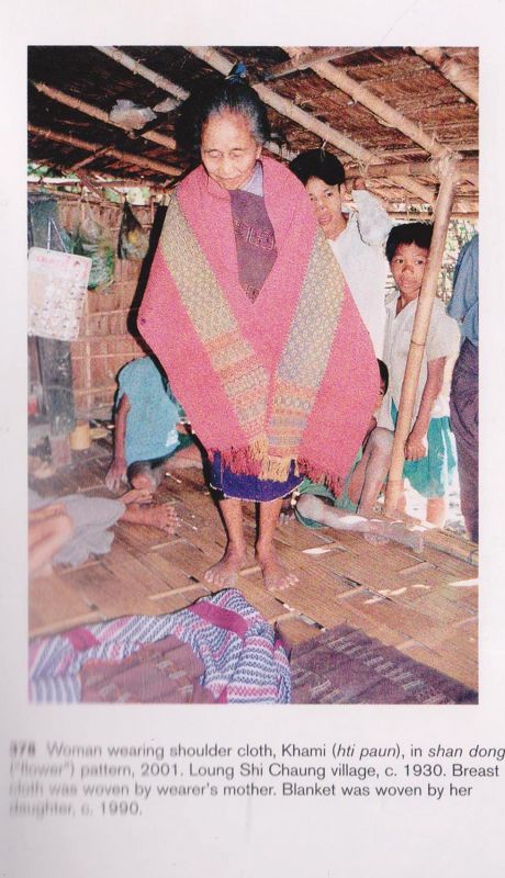 Burmese Women’s Shoulder Cloth