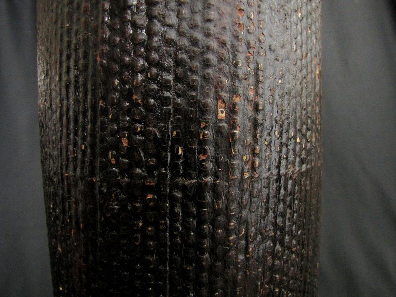 Cambodian Lacquered Scroll container