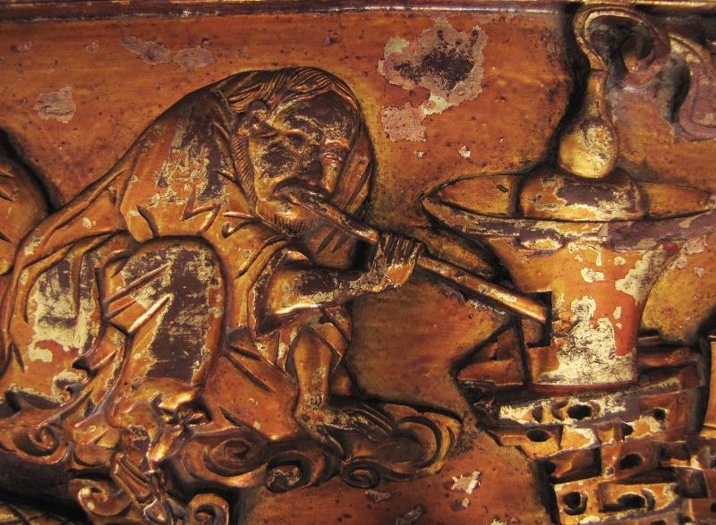 Qing Wood Panel of Immortal