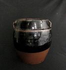 Ming Black and Russet Glazed Storage Jar
