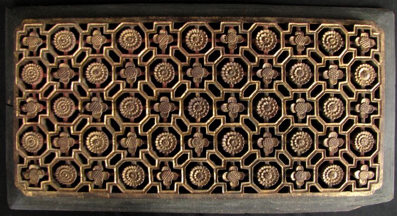 Chinese Carved Wood Panel