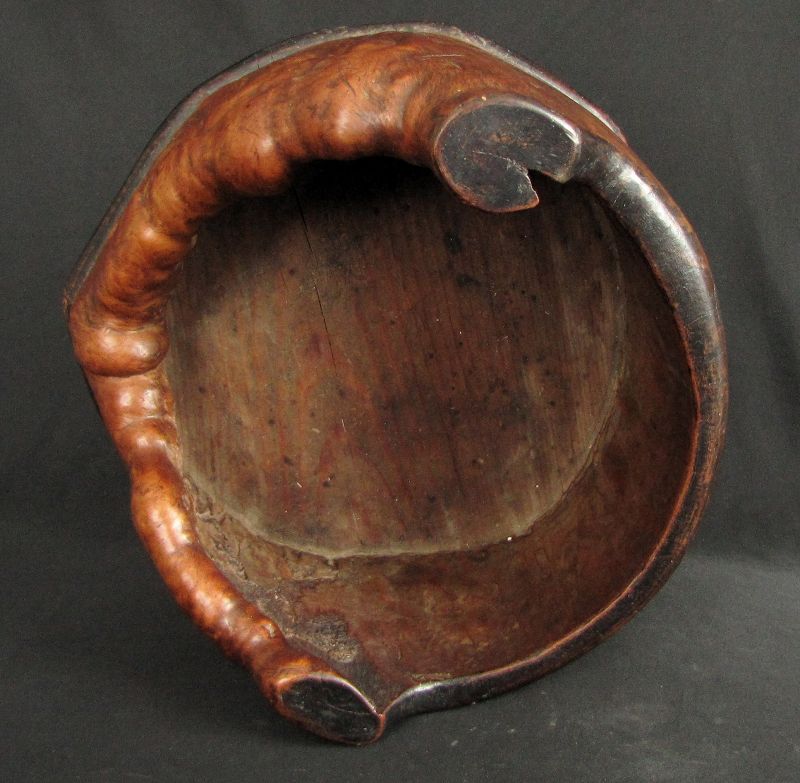 Japanese Burlwood Tea Tray