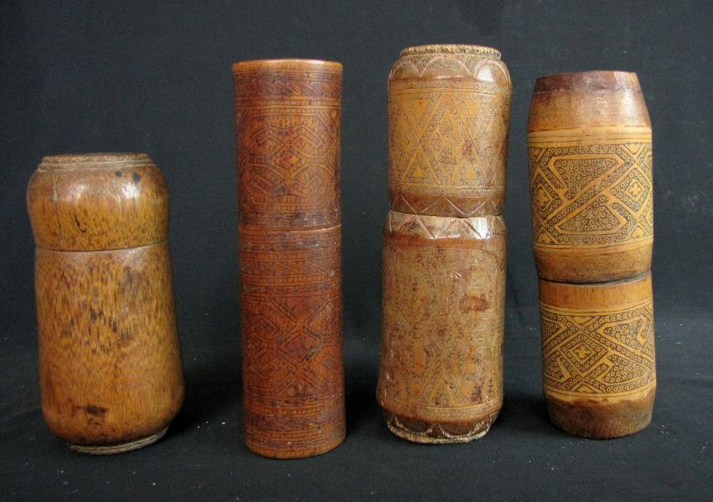 Bamboo Timor Lime Pandan Siri and Tobacco Containers