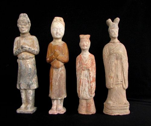 Collection of Tang Dynasty Terra Cotta Statues  唐朝