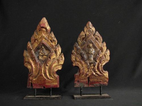 Lanna Thai Temple Furniture Elements