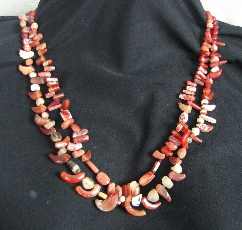 Bactrian Carnelian Beads (some etched)