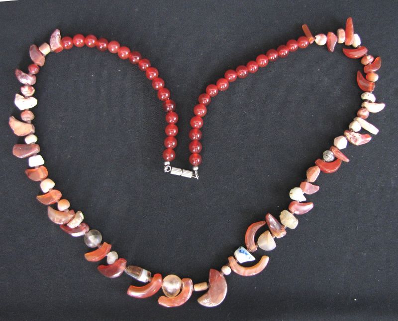 Bactrian Carnelian Beads (some etched)