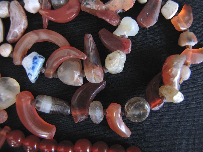 Bactrian Carnelian Beads (some etched)