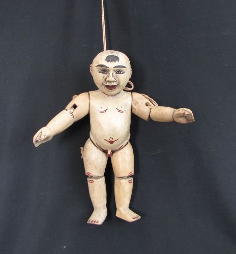 Burmese Baby Boy Marionette Puppet- Free Shipping