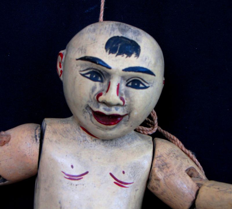 Burmese Baby Boy Marionette Puppet- Free Shipping