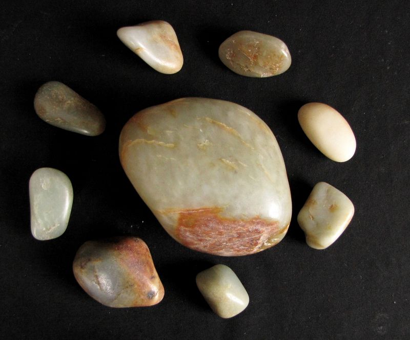 Chinese Hetian Nephrite Jade Raw Stones: Free Shipping