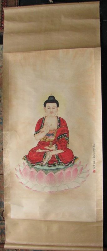 Scroll Painting Buddha