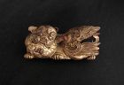 Qing Wood Foo Dog Carving #2: Free Shipping