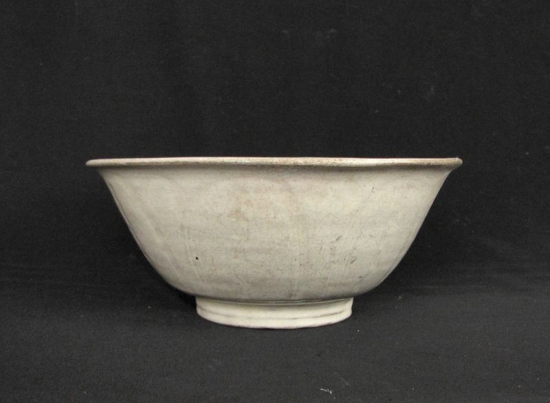 Burmese White Glazed Bowl