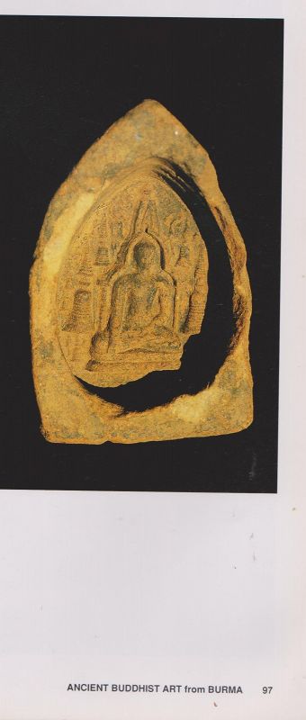 Burmese Pagan Terra Cotta Buddhist Votive Plaque