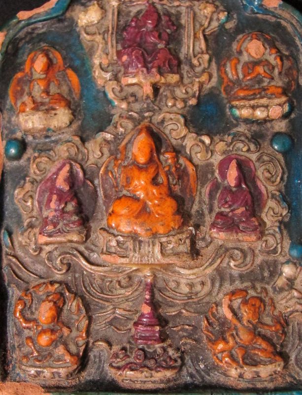 Antique Tibetan Tsa Tsa: Free Shipping