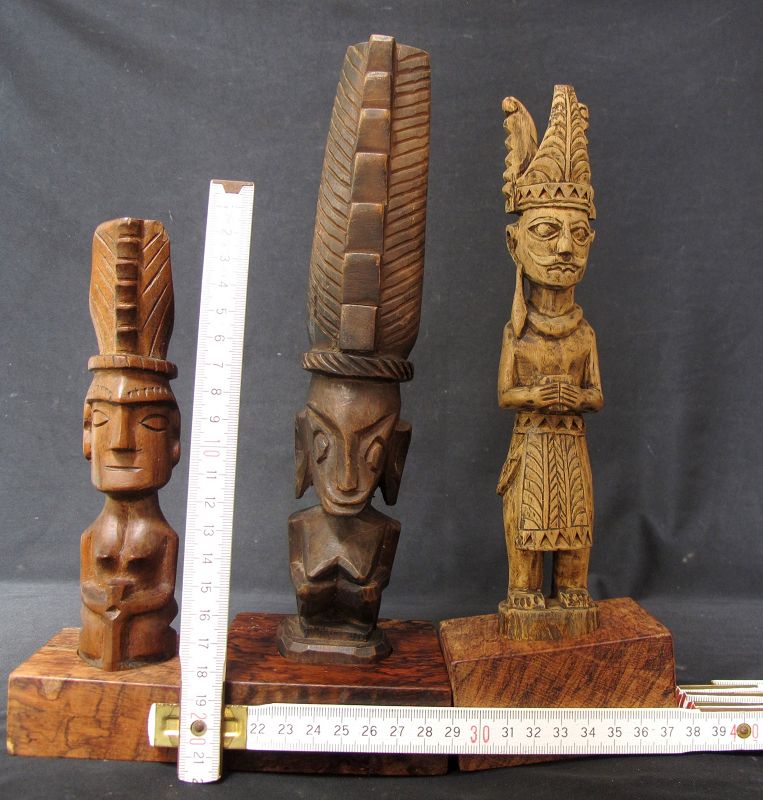 Nias Island Ancestor Figures: free shipping