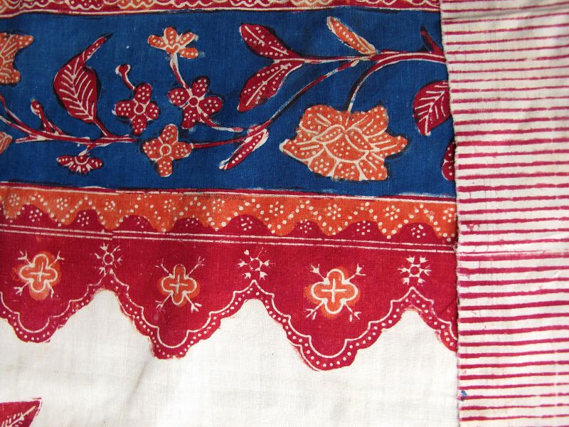 Indonesian Antique Batik Shawl: Free Shipping