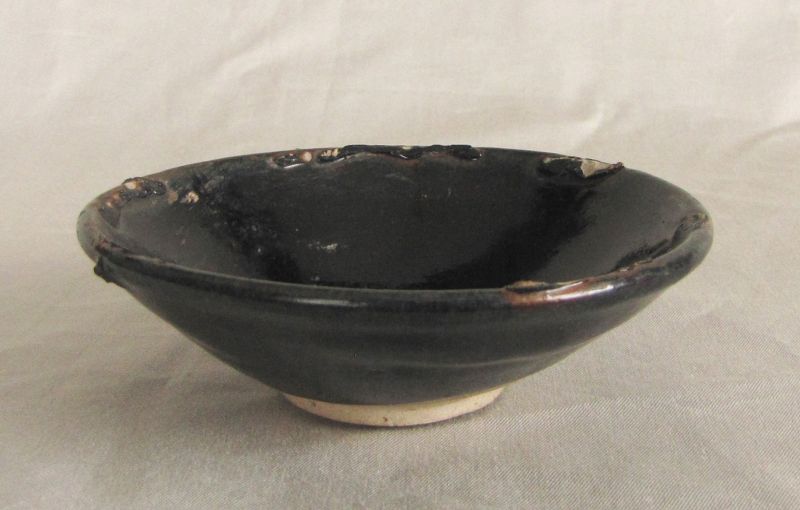 Lacquer Black Northern Song Cizhou Bowl 磁州窯 Free Shipping