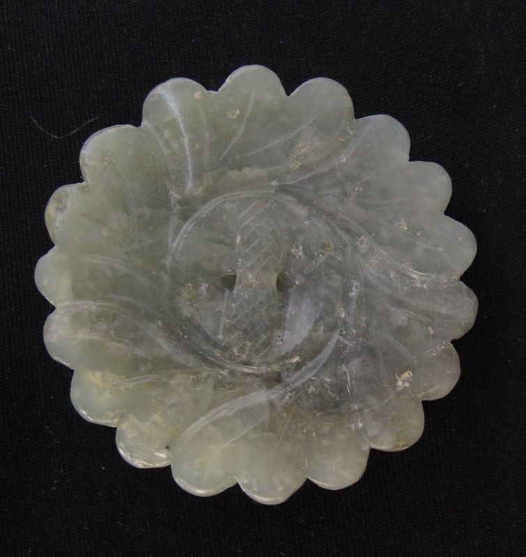 Ming Jade Brooch: Free Shipping