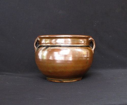 Yuan or Ming Dynasty Brown Glazed Jar