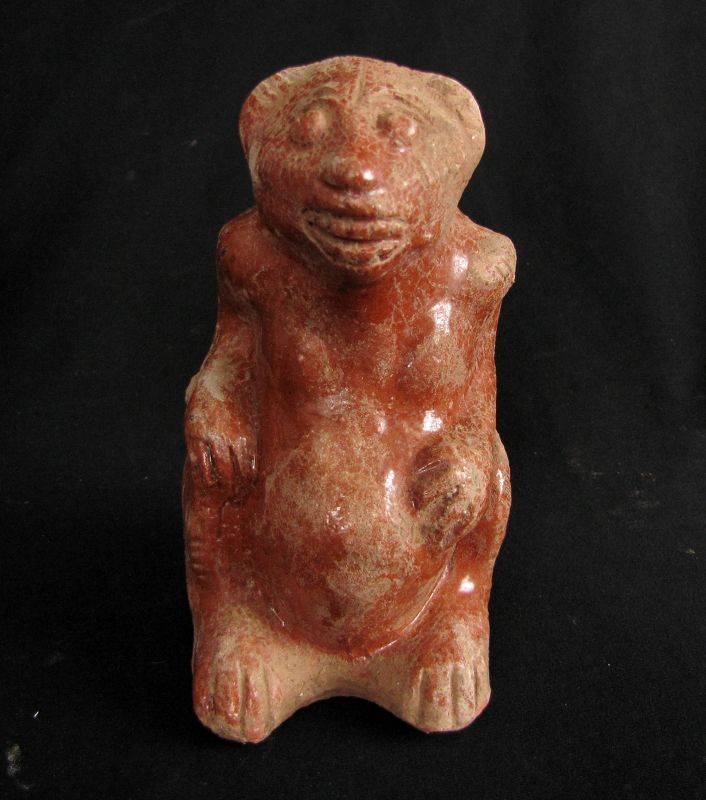 Han Dynasty Amber Glazed Pottery Bears: free shipping