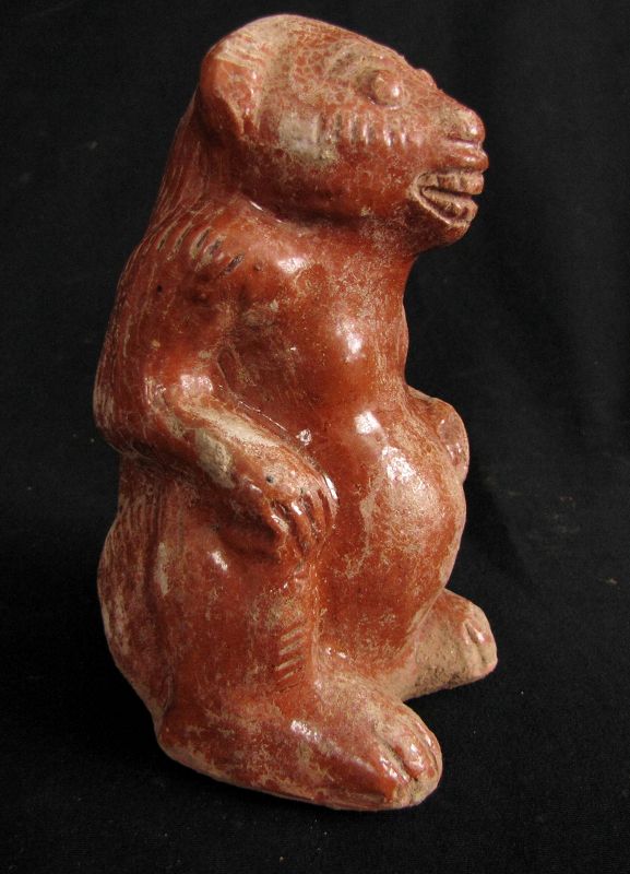 Han Dynasty Amber Glazed Pottery Bears: free shipping