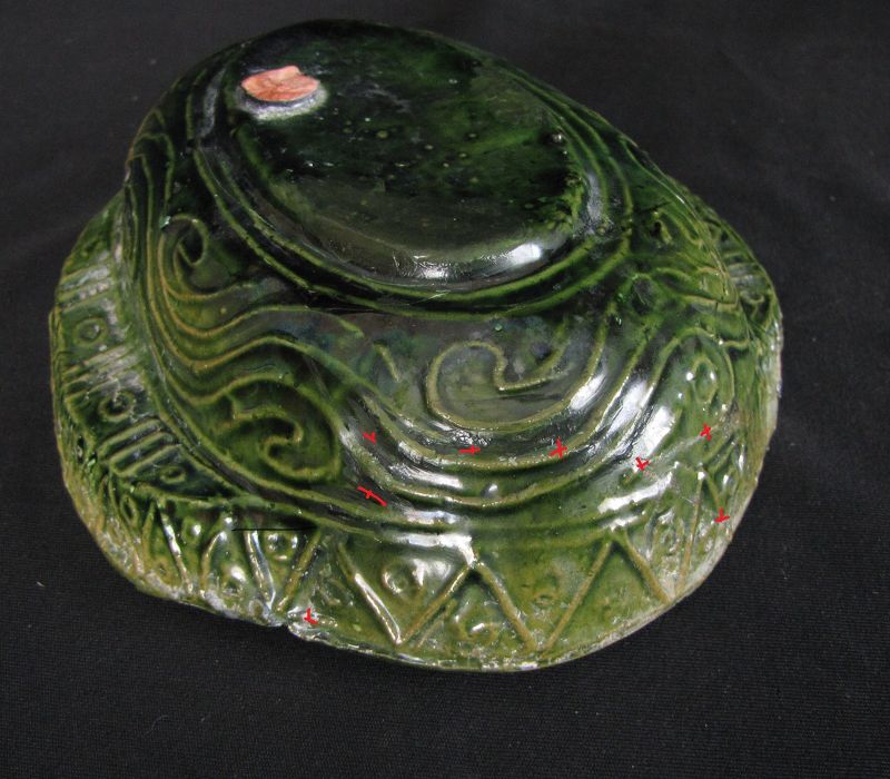 Han Dynasty Green Glazed Wine Cups: Free Shipping