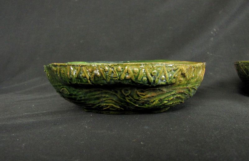 Han Dynasty Green Glazed Wine Cups: Free Shipping