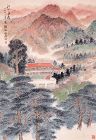 Landscape Scroll Painting in the style of Qian Songyan 錢松岩