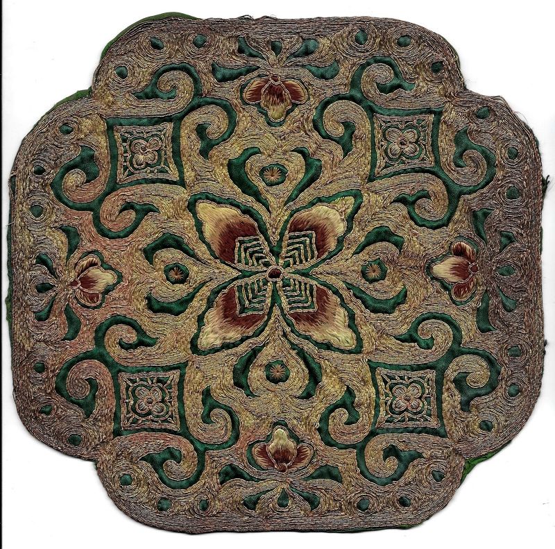 Antique Chinese Embroidery: Free Shipping