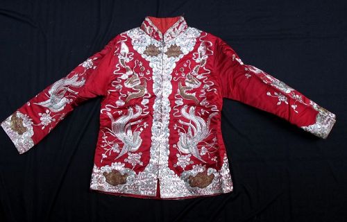 Vintage Chinese Woman’s Wedding Jacket: Free Shipping