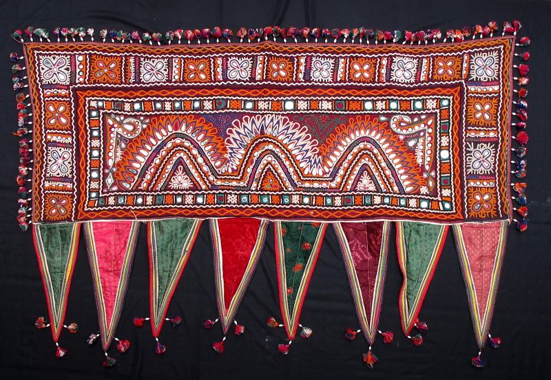 Antique Gujarati Toran: Free Shipping