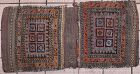 Antique Afghan Baluch Saddle Carpet