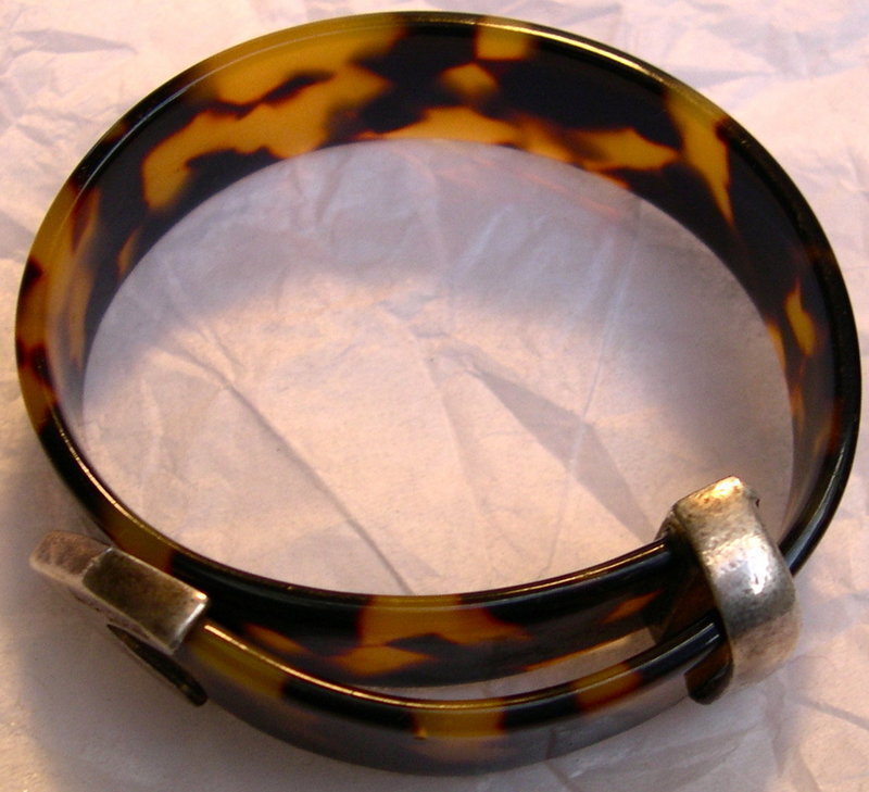 Vintage Ralph Lauren Simulated Tortoise Belt Bracelet