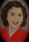 Signed American Oil Portrait Octogenarian Glo Remembers Mother's Day