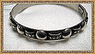 Vintage Peruzzi Sterling Silver Bangle Bracelet