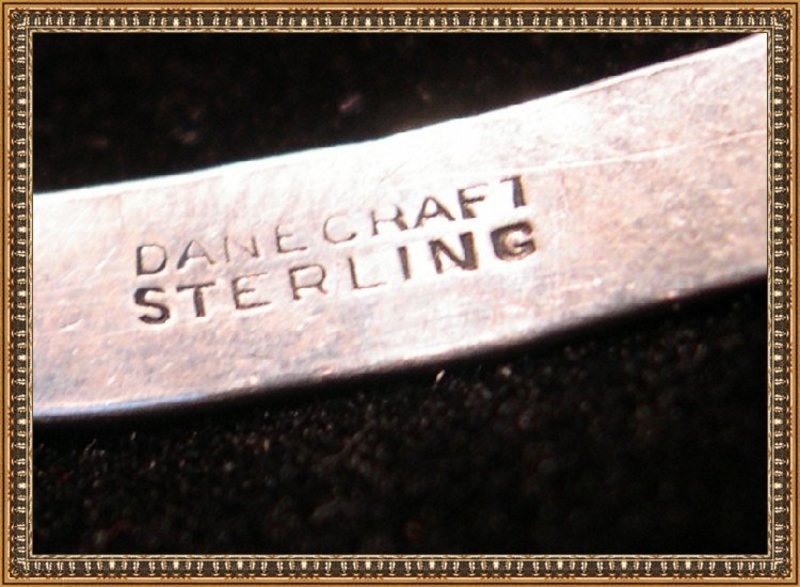 Vintage Danecraft Sterling Bangle Vintage Bracelet