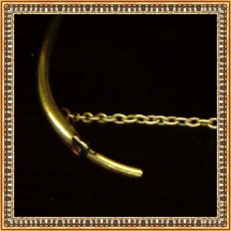 Vintage Antique Victorian Gold Filled Bangle with Chain