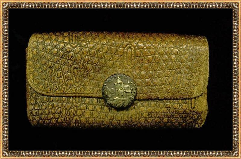 Vintage Antique Victorian Wallet Purse Pat'd 1875