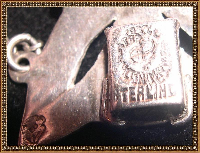 Vintage Castillo Sterling Silver Bracelet Signed &quot;PC&quot;