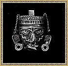 Vintage "Hecho en Mexico" Ethnographic Pin Maya Mask