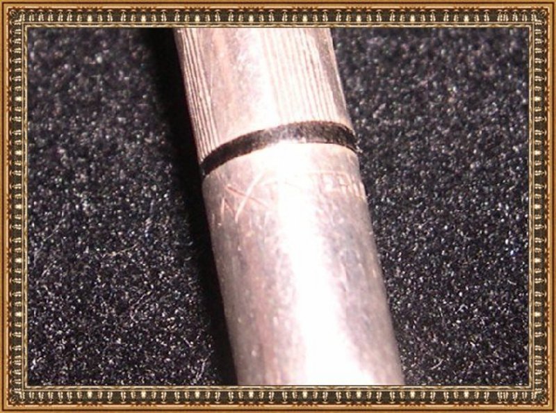Chatelaine Pencil Retractable Sterling Silver Marked