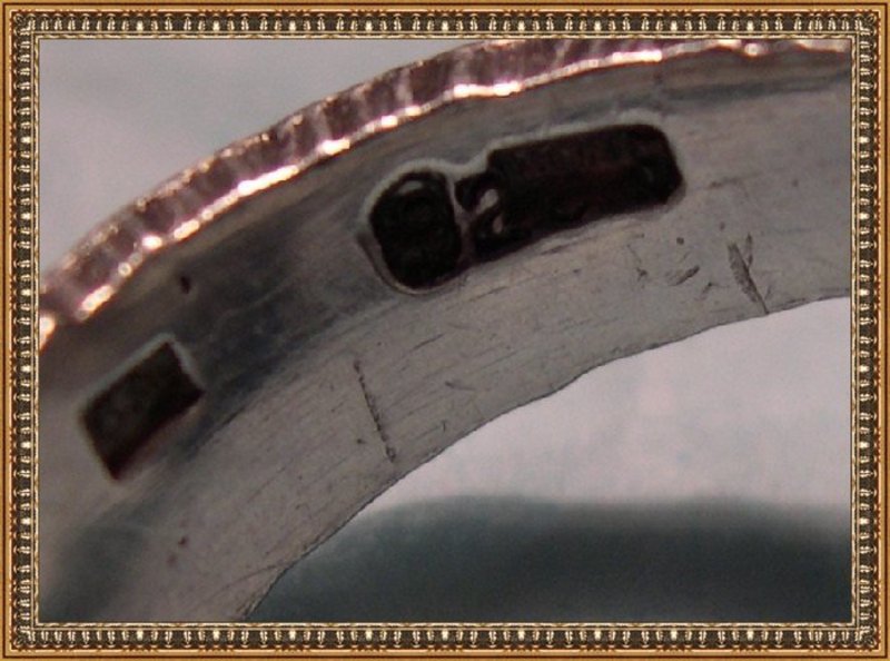 Vintage Stigbert Modernist Sterling Ring Scandinavia