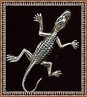 Vintage Sterling Silver Pin Brooch Figural Lizard Reptile Gekko
